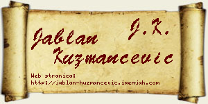Jablan Kuzmančević vizit kartica